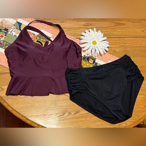 XL Women’s Tankini 2-Pce Kona Sol Swim ☀️